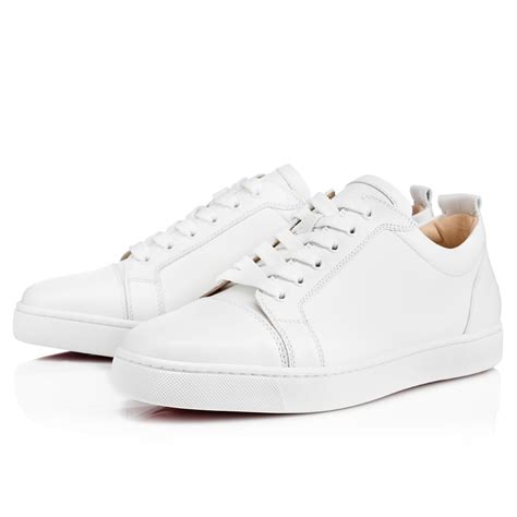 christian louboutin mens shoes white